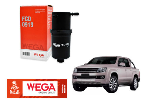 Wega Fuel Filter for Volkswagen Amarok 2.0 Td 163cv 2010 1