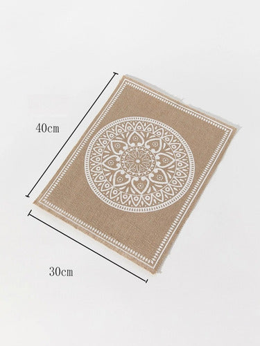 En Tu Casa Set of 4 Fine Individual Placemats with Print 40x30cm 1