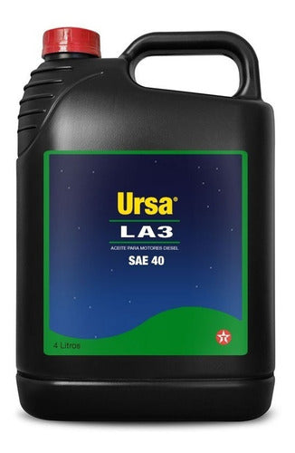 Aceite Ursa La-3 Sae 40 Texaco 4 Lts Lubricante Para Diesel 0