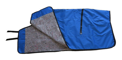 Waterproof Vinyl Horse Blanket and 1.30m Fleece Liner 4