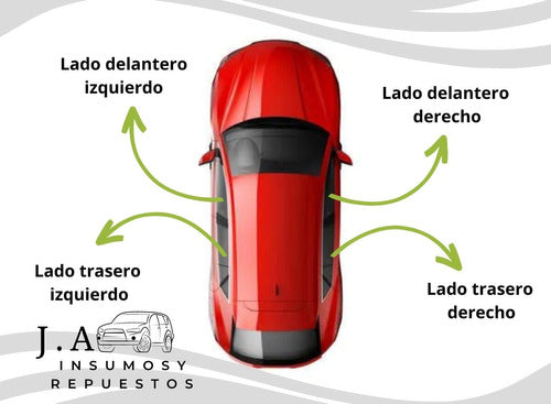 Tensor De Cable Levanta Vidrios De Fiat Idea 2