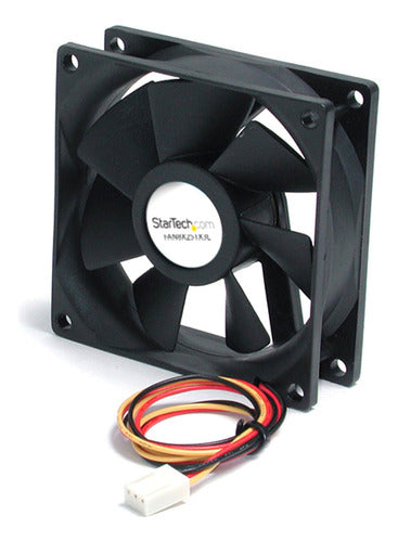 Ventilador Caja Pc Startech.com 80x25mm - 3 Pines - Negro 0