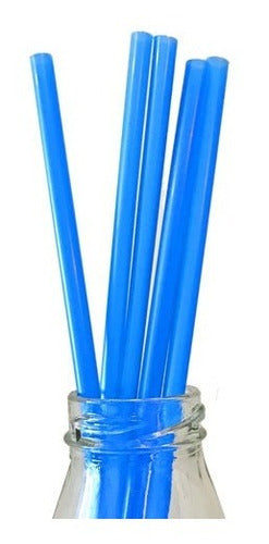 500 Units Plastic Drinking Straws 1 Color 23cm - Variety Pack 1