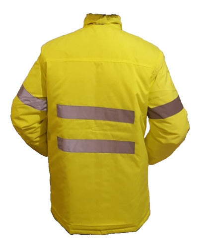 Uniformes Porcell Reflective Fluorescent Work Jacket High Visibility 2