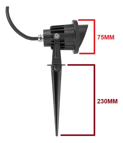 Macroled Cob 7W Aluminum Led Spike Light Ip65 Weatherproof 1