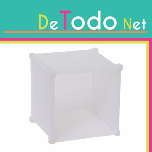 Metaltru Cubo Guarda Todo Plastico Colores 31x31x28 Cm Diseño Moderno 1