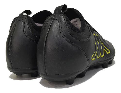 Kappa Men's Football Boots - Veloce FG Black Yellow 4