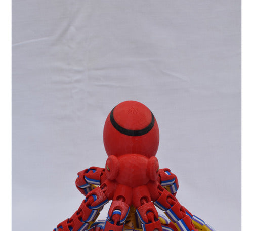 Les Temps Giant Multicolor Articulated Octopus 2