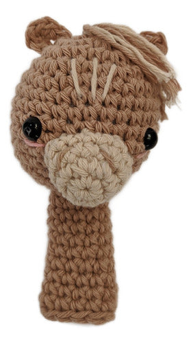 Gumis Caballo - Títere De Dedo - Crochet - Amigurumi - 10 Cm 0