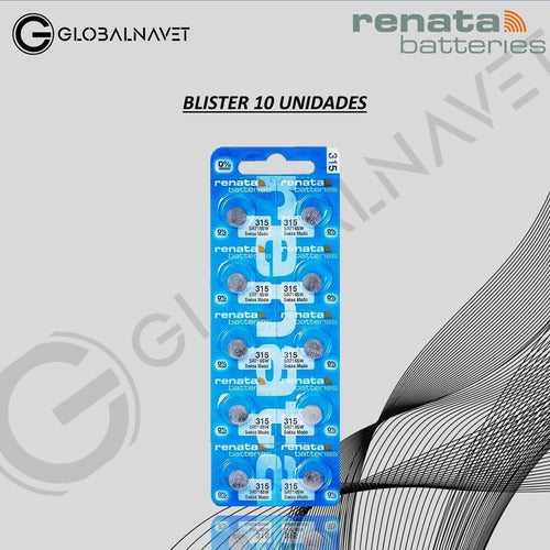 10 Pilas 315 Sr716sw Renata 716 Oxido Plata Reloj Suiza 1