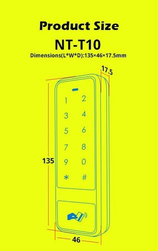 Control De Acceso Táctil - Electrocom - 5