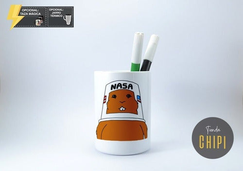 Personalized Simpsons Nibbles Astronaut NASA Pen 0