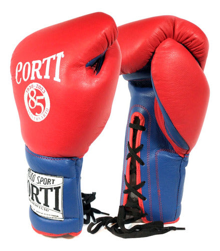 Corti Boxing Gloves 16 Oz Leather Kickboxing Professionals 25