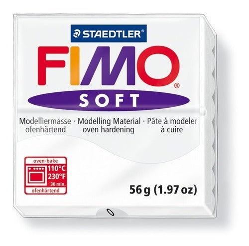 Masa Fimo Arcilla Polimerica Soft Blanco N 0 (003-0045) 0