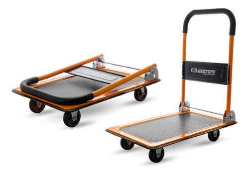 Lüsqtoff Manual Steel Hand Truck with Platform 150kg 2