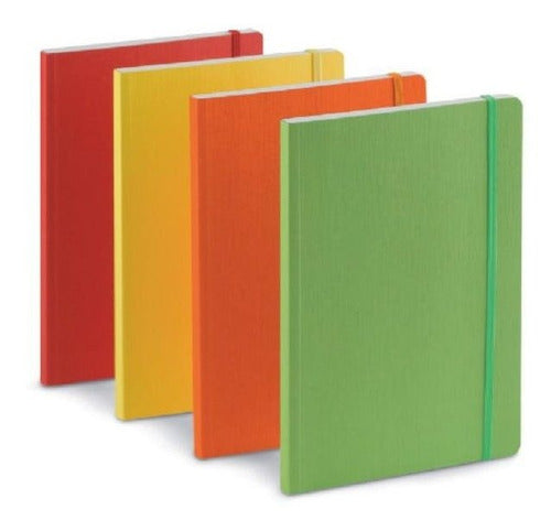 Cuaderno Tapa Dura Fabriano Ecoqua Liso A5 80 Hojas 0