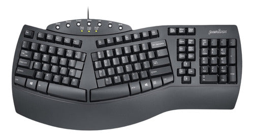 Perixx Periboard-512 Ergonomic Split Keyboard - Natural Ergonomic Design - Black 0