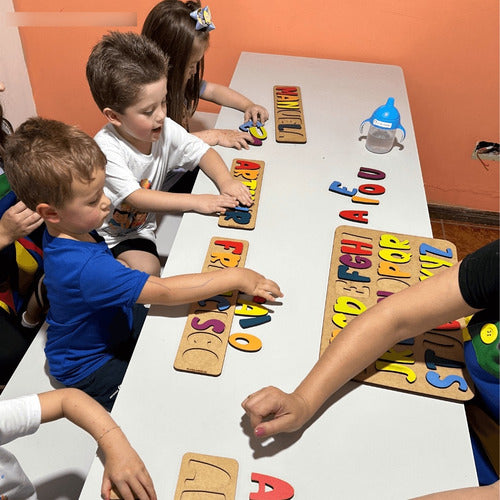 Quebra-cabeça Educativo Abc Números 0-9 Nome Composto Perso 3