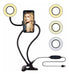 Anillo Aro Led Selfie Ring Para Smartphone Pinza Para Mesa - 0