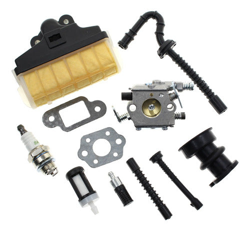 Kit Carburador Para Stihl Ms210 Ms230 Ms250 021 023 025 Moto 0