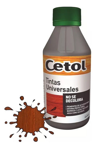 Cetol Tinta Madera Universal Color Algarrobo 240cc Pintura 0