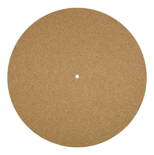 Slipmat De Corcho 28cm Plato Giradiscos Mat Antivibratorio 0