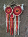 Large Dreamcatcher Headboard Deco Boho Gypsy Red/Orange 3