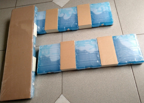 Set of 3 Hard Refrigerant Gel Packs 700g 18x14 for Cooler 9
