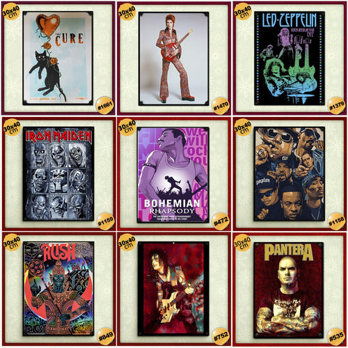 Generic Pack of 5 Posters of Your Choice! Rock 30 x 40 Zeppelin AC/DC 7