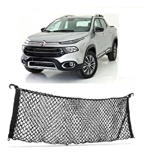 Rede Carga  Caçamba Fiat Toro  Bag Preta Todos Modelo 0