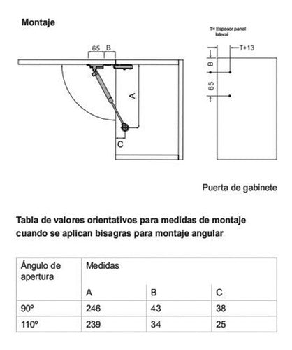 Häfele Gas Piston 60 N Soft Close for Kitchen Cabinet Doors 1