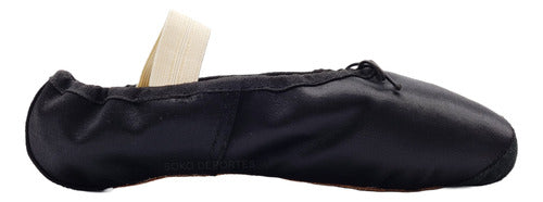 Slava Ballet Pointe Shoes with Ribbons + Elastic Canvas Split Sole Pointe Shoes 20