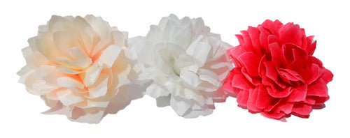 Candy Mini Vintage Roses Artificial Flowers X 100 U 5 Cm 0