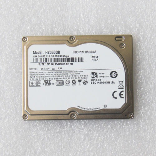 1.8  Hs030gb Zif De 30gb Disco Duro Cambie Mk4009gal Mk6028g 1