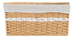 Decormesa Rectangular Seagrass Storage Basket with Jute Lid 3