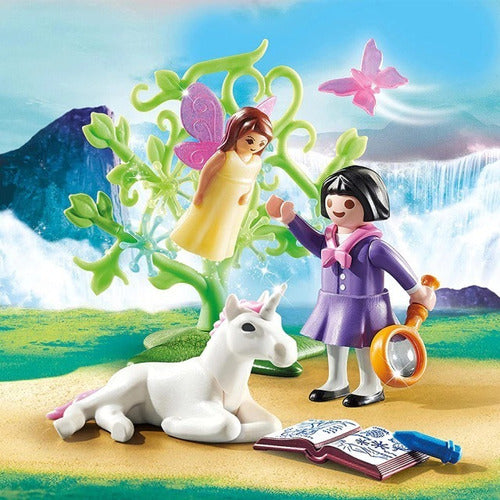 Playmobil Fairy Researcher with Baby Unicorn Book 1