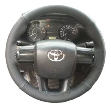 Cubrevolantes Cuero Genuine Leather Steering Wheel Cover for Toyota Hilux 0