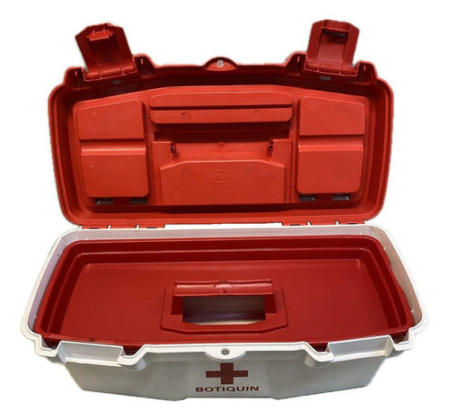 SuzukiCenter First Aid Kit Red and White Without Supplies 3