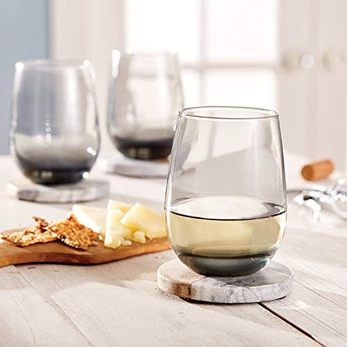 Libbey Classic Smoke Copas De Vino Multiusos Sin Tallo, Jueg 1