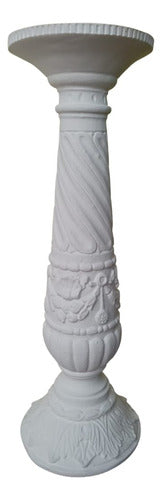 Columnas De Yeso 78 Cm., Florentina, Artecor Decoración 0