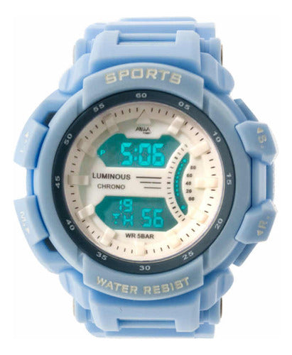 Reloj Sumergible Digital Para Mujer Niños Alarma Luz 13cs 3