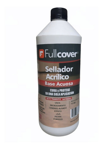 Sellador Fullcover Microcemento Alisado 1 Lt X 12 M2 . 0