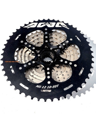 AWA 12-Speed Cassette 10-50 Micro Spline MTB 1