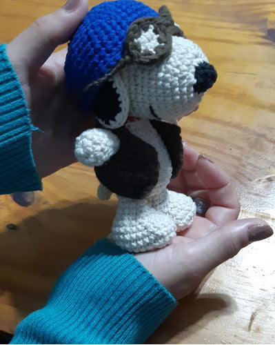 Hecho a Mano Snoppy A Crochet 4