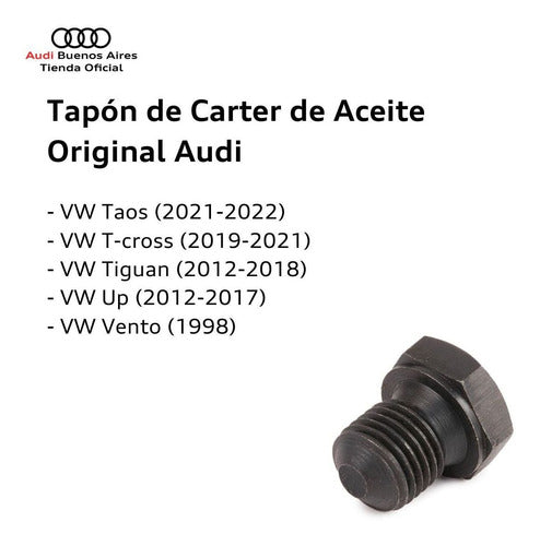 Tapón De Carter De Aceite Volkswagen Tiguan 2016 Al 2021 3