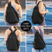 Sweet Jojo Designs Black Pickleball Sling Backpack 4