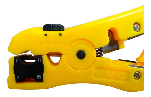 Professional Rotating Cable Stripper & Cutter for RG59/6 & RG7/11 - ja PLC3020 3