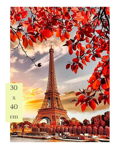 Generic 5D Diamond Painting Paris Canvas Art Decoration 3