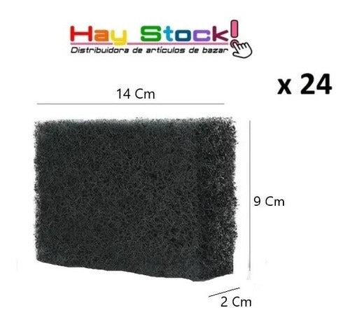 Romyl Extra Strong Cleaning Sponge Fiber Pack of 24 1