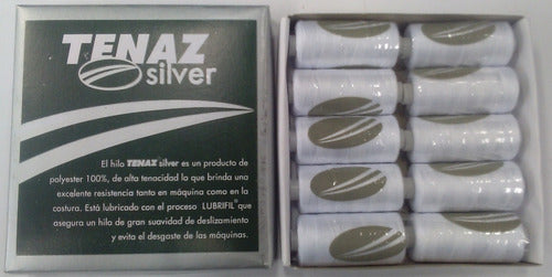 Tenaz Hilo Polyester Para Costura 500 Yds X 10 Unid 0